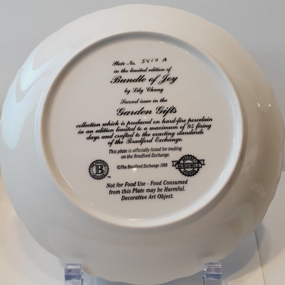 Bradford collector plate Garden Gifts [ BUNDLE OF JOY ] - Picture 7 of 8